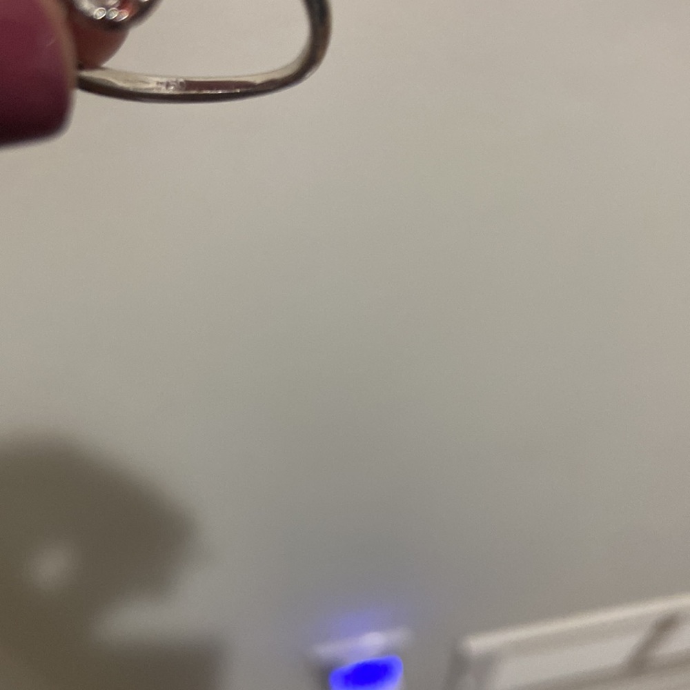 Sapphire ring -18k - Picture 6 of 6